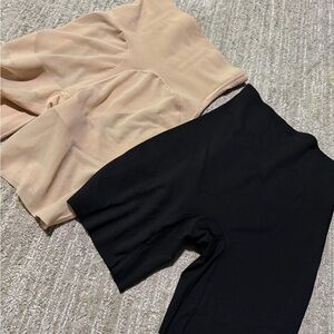 Black and Nude Shapewear Set